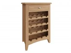 Kenmore Kenmore Dakota Oak 1 Drawer Wine Cabinet (Assembled)