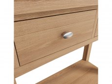 Kenmore Kenmore Dakota Oak 2 Drawer Console Table (Flat Packed)