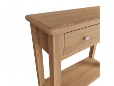 Kenmore Kenmore Dakota Oak 2 Drawer Console Table (Flat Packed)
