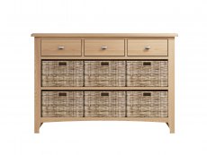 Kenmore Kenmore Dakota Oak 3 Drawer Sideboard (Assembled)