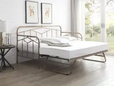 Flintshire Furniture Flintshire Axton 3ft Single Antique Bronze Metal Day Bed Frame