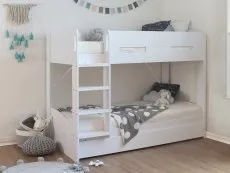 Flintshire Flintshire Billie White Wooden Bunk Bed Frame