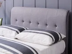 Flintshire Flintshire Carmel Grey Fabric Ottoman Bed Frame
