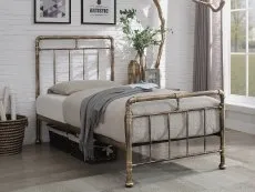 Flintshire Flintshire Cilcain Antique Bronze Metal Bed Frame