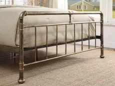 Flintshire Furniture Flintshire Cilcain 4ft6 Double Antique Bronze Metal Bed Frame