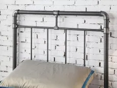 Flintshire Flintshire Cilcain Black and Silver Metal Bed Frame