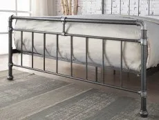 Flintshire Flintshire Cilcain Black and Silver Metal Bed Frame