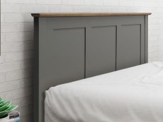 Flintshire Furniture Flintshire Conway 4ft6 Double Heritage Grey Wooden Bed Frame