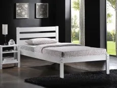 Flintshire Furniture Flintshire Eco 3ft Single White Wooden Bed Frame