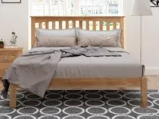 Flintshire Flintshire Gladstone Oak Wooden Bed Frame