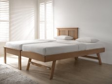 Flintshire Furniture Flintshire Halkyn 3ft Single Oak Wooden Guest Bed Frame