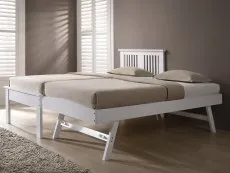 Flintshire Furniture Flintshire Halkyn 3ft Single White Wooden Guest Bed Frame