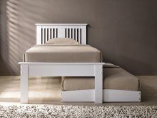 Flintshire Furniture Flintshire Halkyn 3ft Single White Wooden Guest Bed Frame