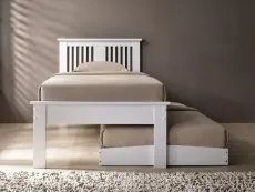 Flintshire Furniture Flintshire Halkyn 3ft Single White Wooden Guest Bed Frame