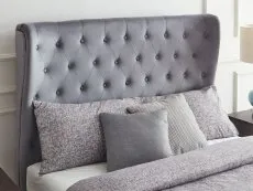 Flintshire Flintshire Holway Grey Fabric Ottoman Bed Frame