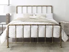 Flintshire Kinnerton 5ft King Size Antique Bronze Metal Bed Frame