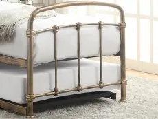 Flintshire Flintshire Mostyn Antique Bronze Metal Guest Bed Frame