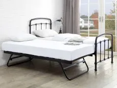Flintshire Flintshire Mostyn Black Metal Guest Bed Frame
