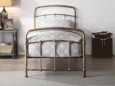 Flintshire Furniture Flintshire Mostyn 3ft Single Antique Bronze Metal Bed Frame
