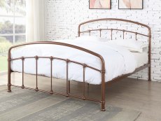 Flintshire Furniture Flintshire Mostyn 4ft6 Double Shining Rose Metal Bed Frame