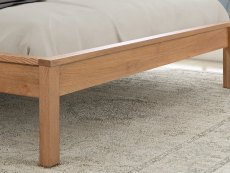 Flintshire Furniture Flintshire Rowley 5ft King Size Smoked Oak Wooden Bed Frame