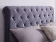 Flintshire Flintshire Whitford Grey Fabric Ottoman Bed Frame