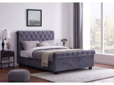 Flintshire Furniture Flintshire Whitford 4ft6 Double Grey Upholstered Fabric Ottoman Bed Frame