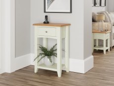 Kenmore Kenmore Patterdale White and 1 Drawer Tall Lamp Table (Assembled)
