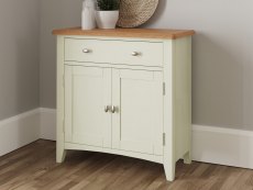 Kenmore Kenmore Patterdale White and Oak 2 Door 1 Drawer Compact Sideboard (Assembled)