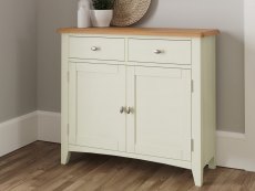 Kenmore Patterdale White and Oak 2 Door 2 Drawer Sideboard (Assembled)