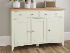 Kenmore Kenmore Patterdale White and Oak 3 Door 2 Drawer Large Sideboard (Assembled)