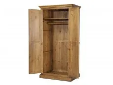 Archers Archers Berwick 2 Door Pine Wooden Double Wardrobe (Part Assembled)