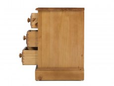 Archers Archers Berwick 3 Drawer Pine Wooden Bedside Cabinet (Assembled)