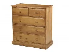 Archers Archers Berwick 3+2 Drawer Pine Wooden Chest of Drawers (Assembled)