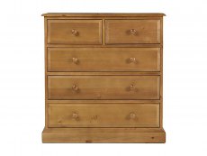 Archers Berwick 3+2 Drawer Pine Wooden Chest of Drawers (Assembled)