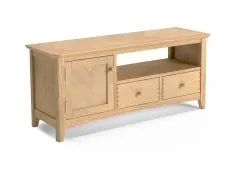 Archers Archers Oslo 1 Door 2 Drawer Light Oak Wooden TV Cabinet (Assembled)