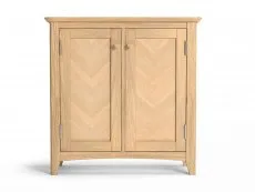 Archers Archers Oslo 2 Door Light Oak Compact Wooden Sideboard (Assembled)