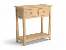 Archers Archers Oslo 2 Drawer Light Oak Wooden Console Table (Assembled)