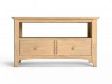 Archers Oslo 2 Drawer Light Oak Wooden TV Cabinet (Assembled)