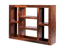 Archers Archers Santa Clara Acacia Wide Wooden Bookcase (Assembled)