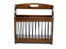 Archers Archers Santa Clara Acacia Wooden Magazine Rack