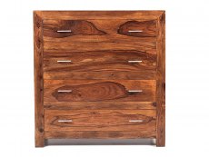 Archers Archers Santa Clara 4 Drawer Acacia Wooden Chest of Drawers (Assembled)
