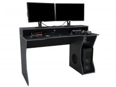 Birlea Birlea Enzo Black and Blue Gaming Computer Desk