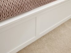 GFW GFW Como 5ft King Size White Wooden Ottoman Bed Frame