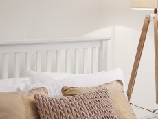 GFW GFW Como 5ft King Size White Wooden Ottoman Bed Frame