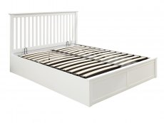 GFW GFW Como 5ft King Size White Wooden Ottoman Bed Frame