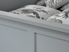 GFW GFW Como 4ft6 Double Grey Wooden Ottoman Bed Frame