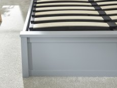 GFW GFW Como 4ft6 Double Grey Wooden Ottoman Bed Frame