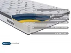 SleepSoul SleepSoul Heaven Gel Pocket 1000 Pillowtop 3ft Single Mattress in a Box