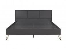 Birlea Birlea Arlo 4ft Small Double Charcoal Wooden Bed Frame